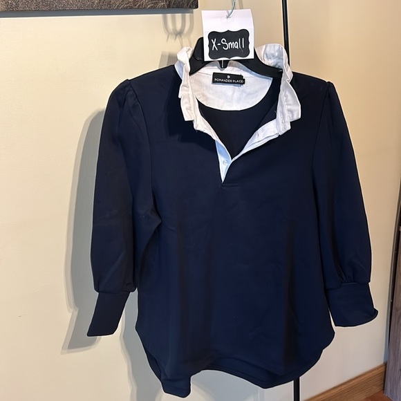 Navy Charlotte Terry Top
POMANDER PLACE - Picture 6 of 15